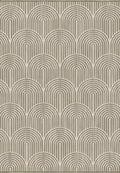Pangli Flatweave Reversible Beige Rug Indoor-Outdoor