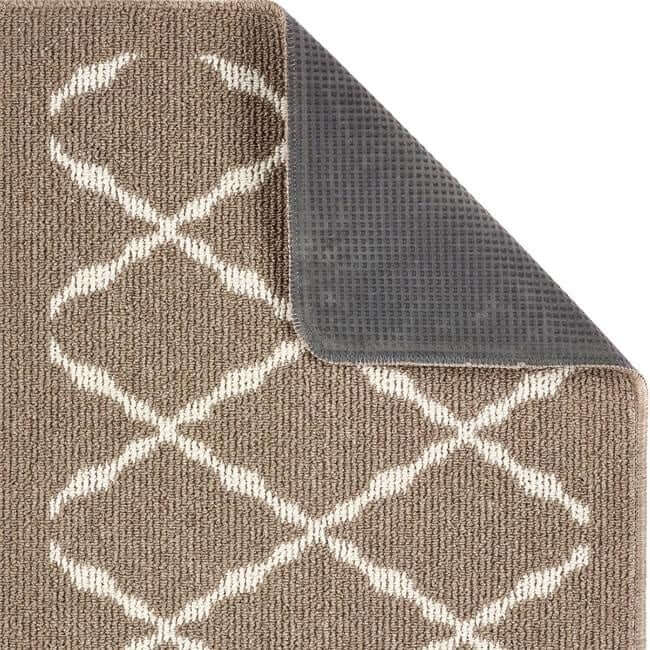 The Rugs Durable Washable Mats & Runners with Diamond Design
