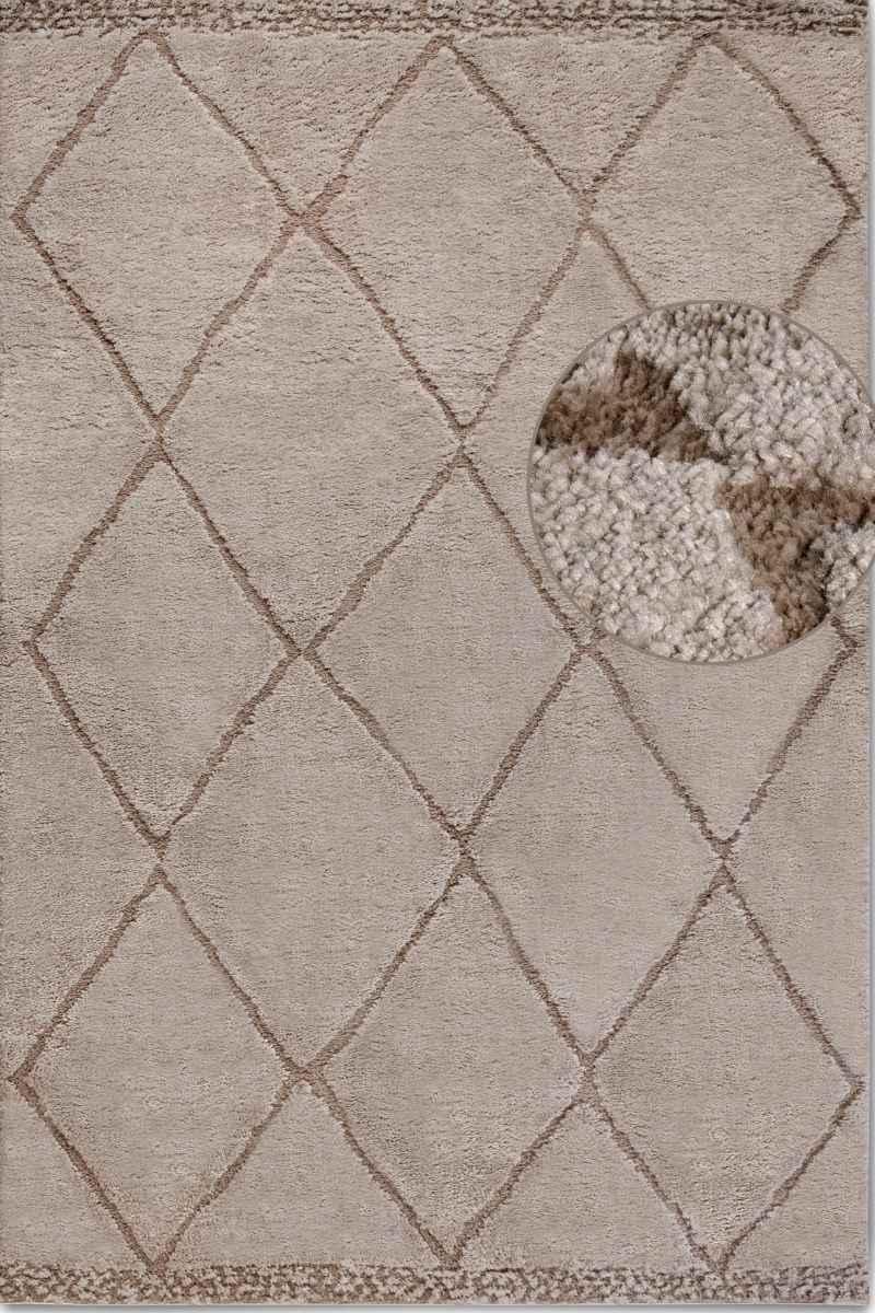 High Pile Rug Perrotin – Soft Diamond Shaggy Rug