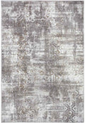 Shine Design Abstract Grey Brown Rug