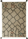 Berber Knotted Wool Rug