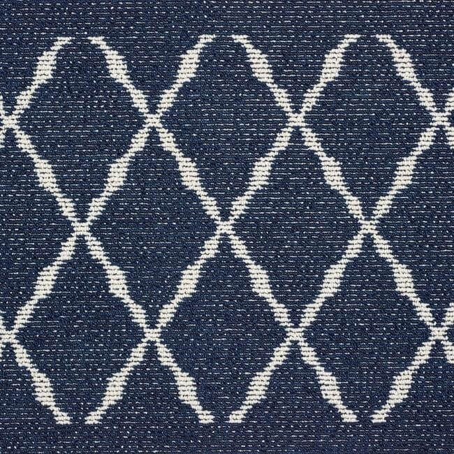 The Rugs Durable Washable Mats & Runners with Diamond Design