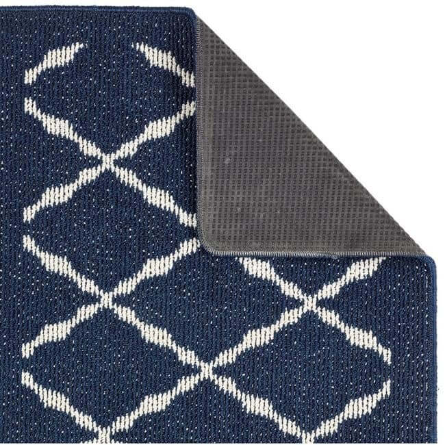 The Rugs Durable Washable Mats & Runners with Diamond Design