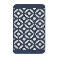 Washable Geometric Blue Mat and Runner