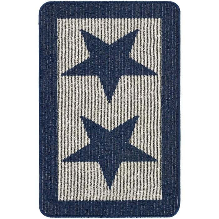 The Rugs Washable Star Design Mat & Runner | Durable Stylish