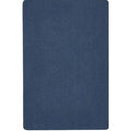 Washable Plain Blue Mat and Runner