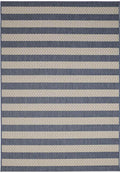 County Stripe Blue Rug – Indoor & Outdoor