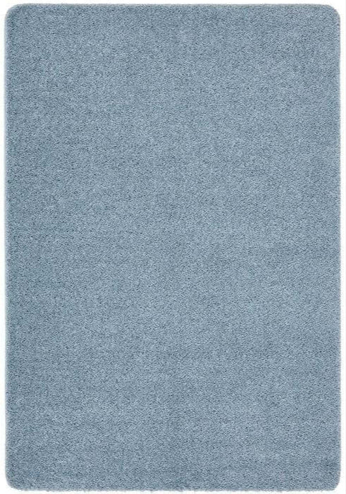 The Rugs Washable Denim Blue Shaggy Rug | Soft & Durable