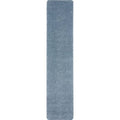 Washable Blue Shaggy Rug