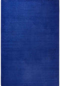 Modern Plain Blue Rug – Soft Short Pile