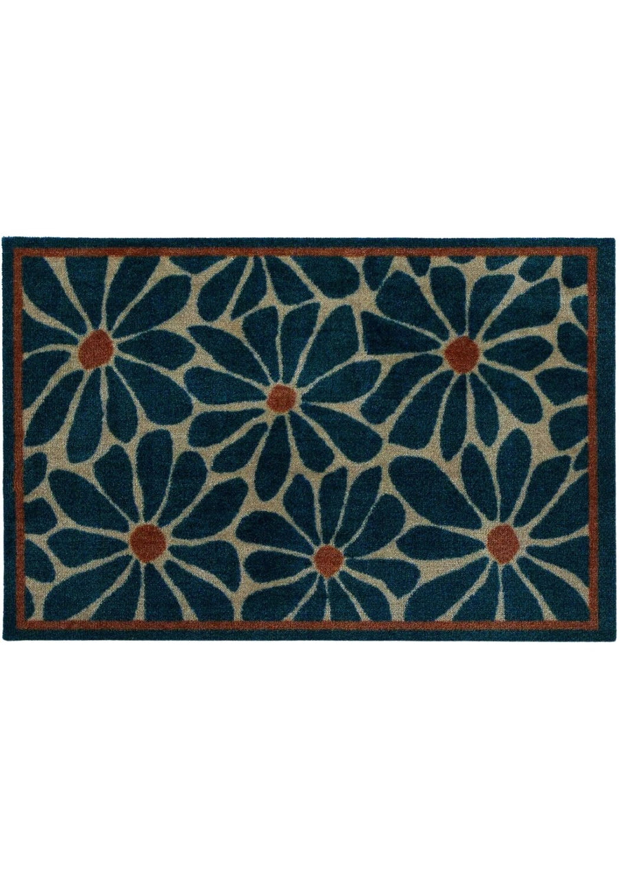 The Rugs Quality Washable Floral Indoor Mats | Durable
