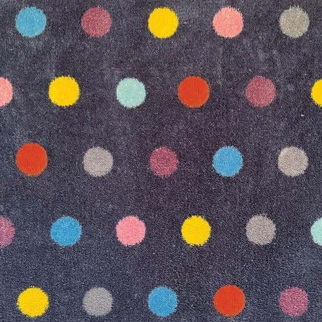 The Rugs Eco-Friendly Washable Dots Mat |Stylish & Practical