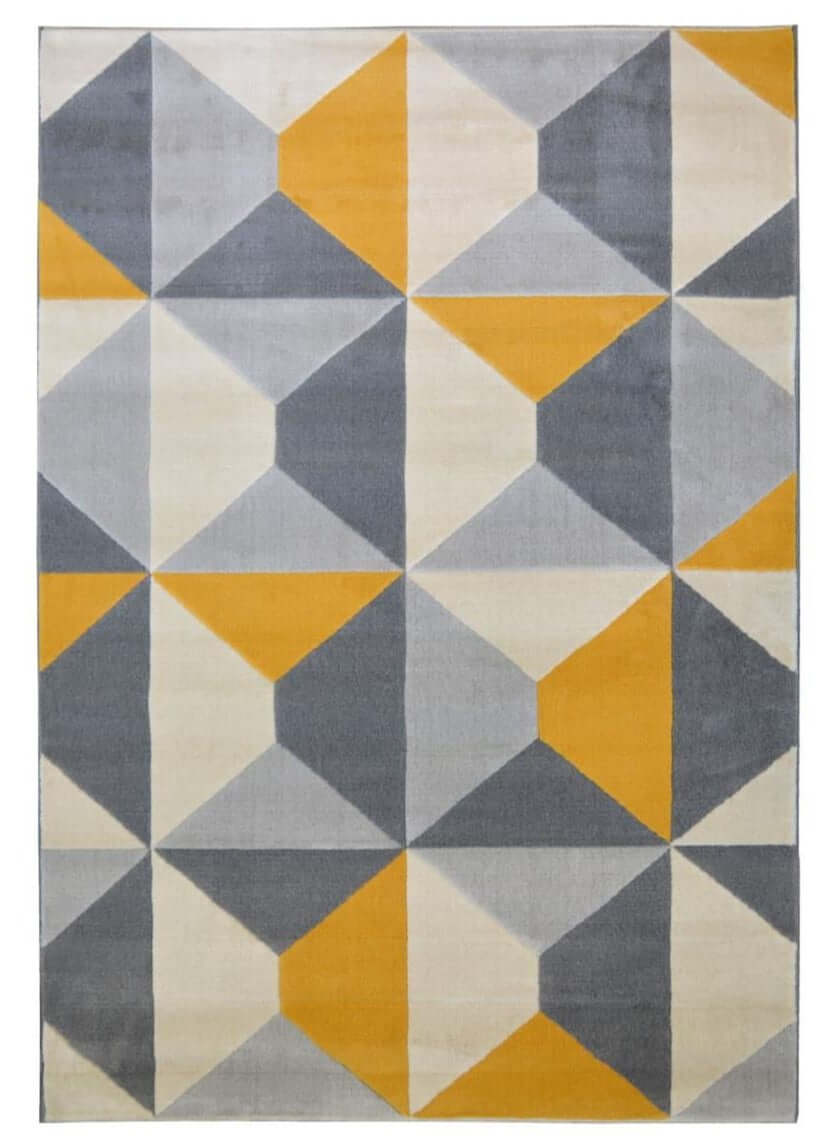 Abstract Design Multicolour Living Room Rug – The Rugs