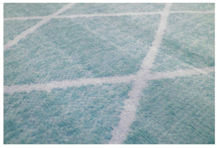 Berber Design Area Rug in Duck Egg Blue | Stylish | The Rugs