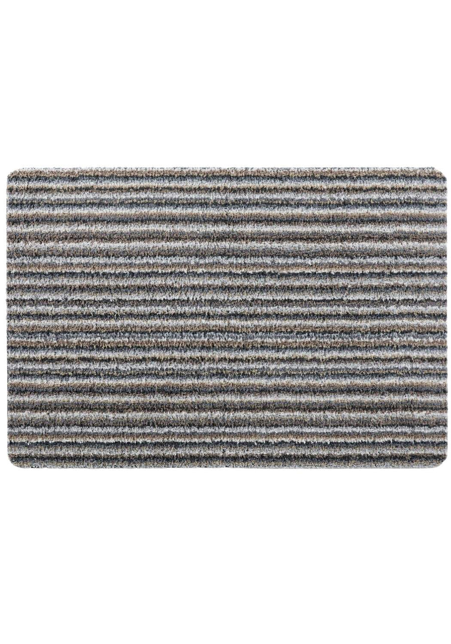 The Rugs Quality Eco-Friendly Striped Washable Doormat UK