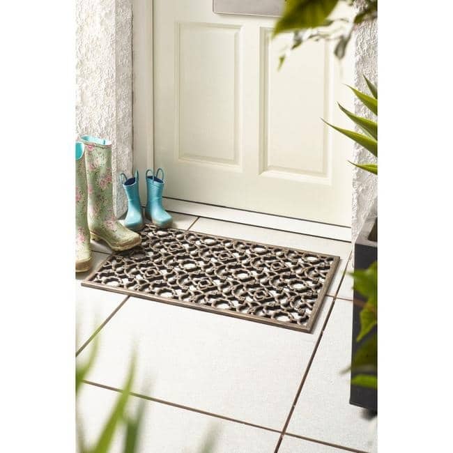 The Rugs Washable Outdoor Scraper Rubber Mat | Durable