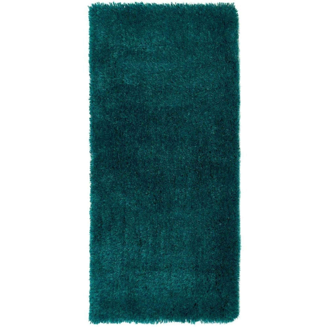 Plush Dark Teal Shaggy Rug | Modern Comfort | The Rugs