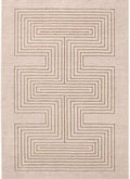 Geometric Pattern Rug | Neutral Tone