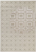 Shortpile Howlite Cream Rug – Modern Geometric