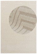 Soft Pile Rug with High-Low Texture