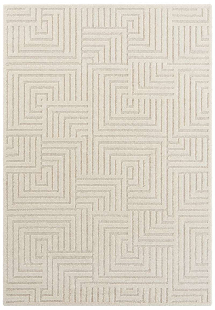 Soft Pile Rug with High-Low Texture