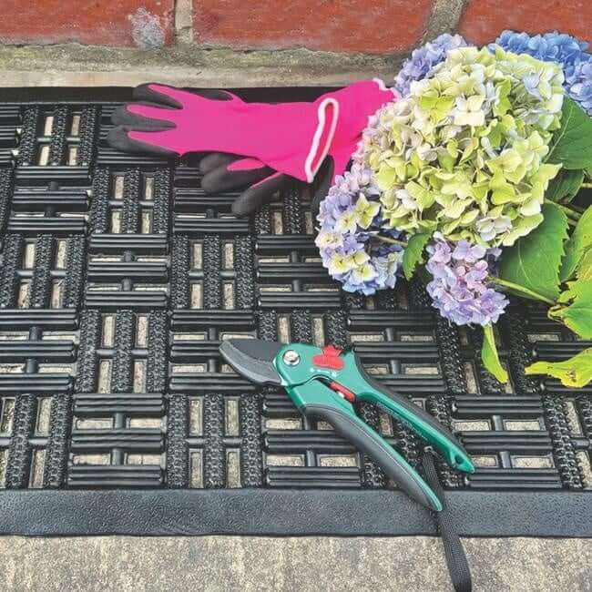 The Rugs Washable Outdoor Scraper Rubber Mat | Durable