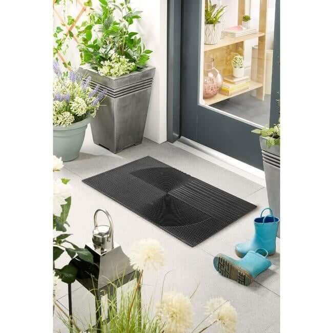 The Rugs Washable Outdoor Scraper Rubber Mat | Durable