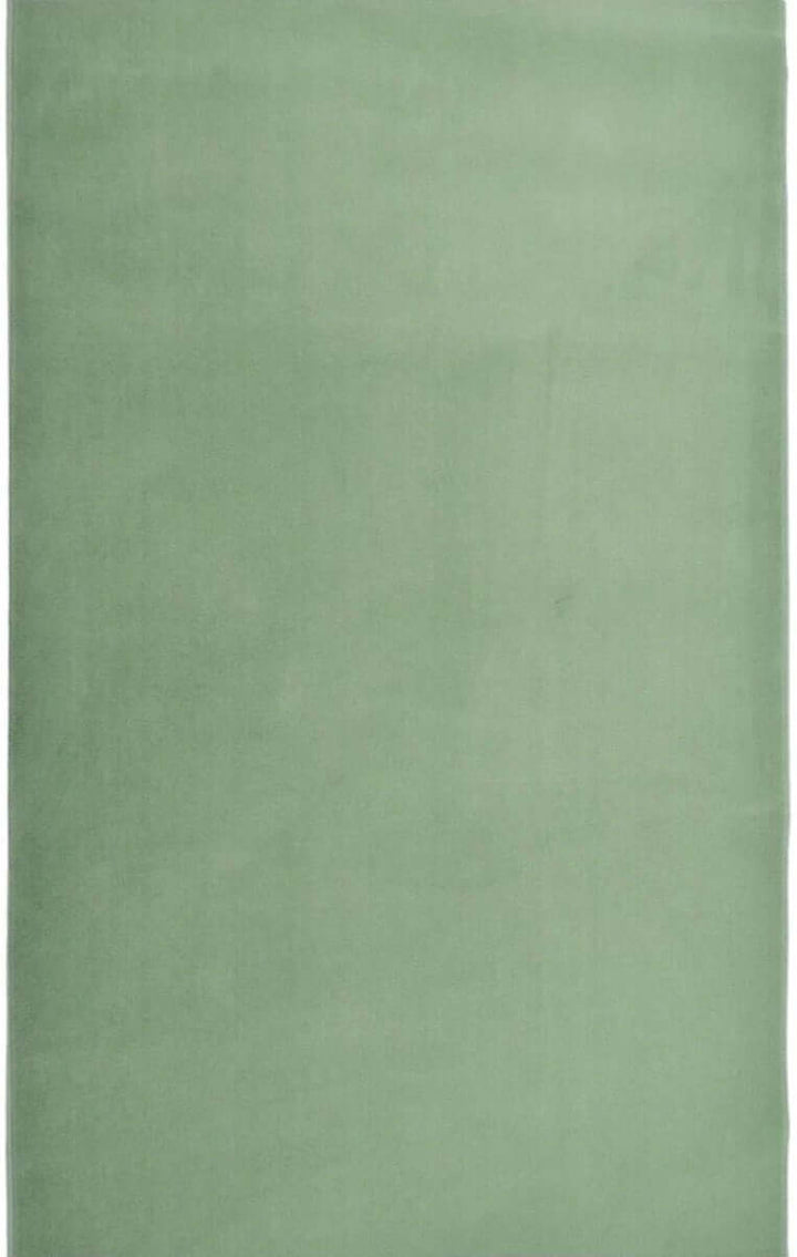 Solid Design Green Living Room Rug | Handcrafted Indoor Rugs