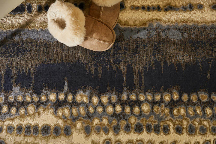 Batik Multicolour Abstract Rug | Unique Design | The Rugs