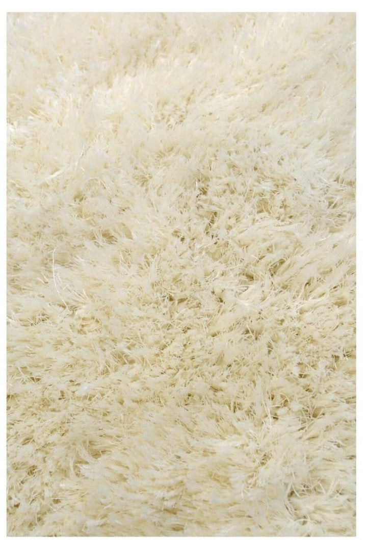 Machine Washable Shaggy Rug Plain Design in White – The Rugs
