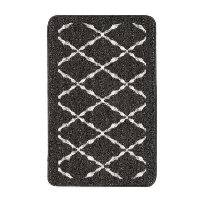 The Rugs Durable Washable Mats & Runners with Diamond Design