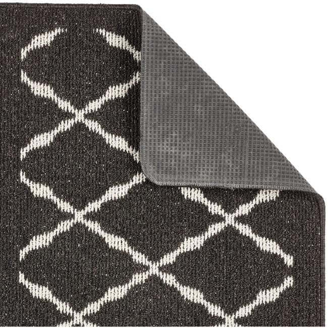 The Rugs Durable Washable Mats & Runners with Diamond Design