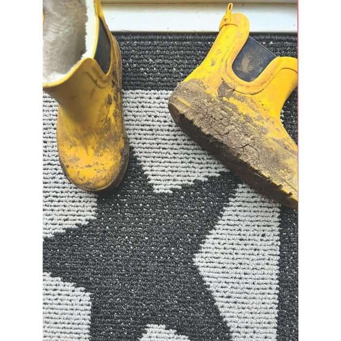 The Rugs Washable Star Design Mat & Runner | Durable Stylish