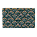 Natural Art Deco Coir Doormat 45x75 cm