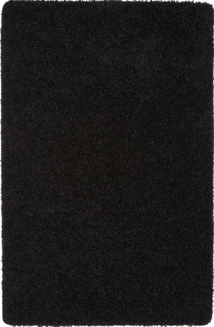 Washable Black Shaggy Rug | Luxury British Design | The Rugs