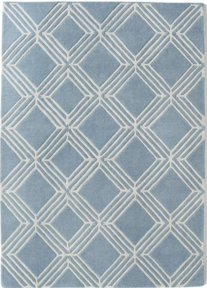 Vienna Blue Geometric Rug | Luxurious Area Rug | The Rugs