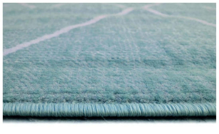Berber Design Area Rug in Duck Egg Blue | Stylish | The Rugs