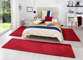 Red Colour 3-in-1 Rug Set