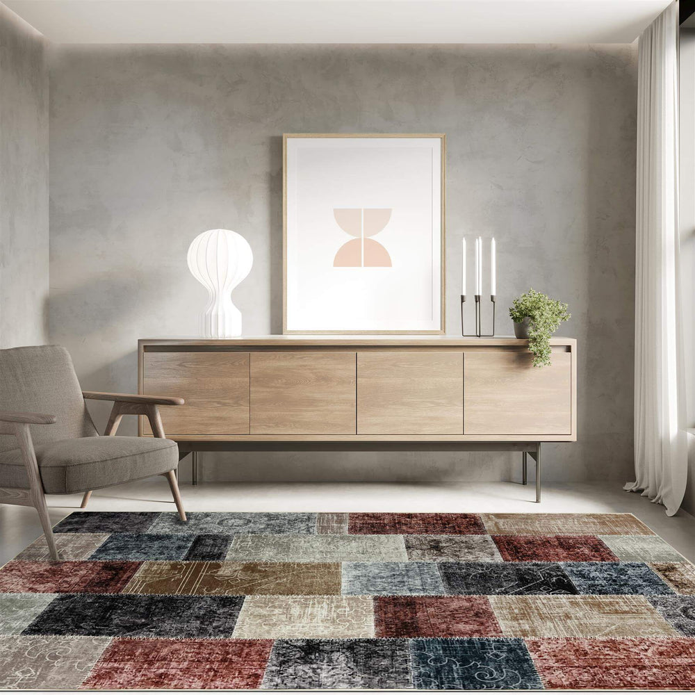 Tokyo Patchwork Rug | Eclectic Charm for Your Home |The Rugs