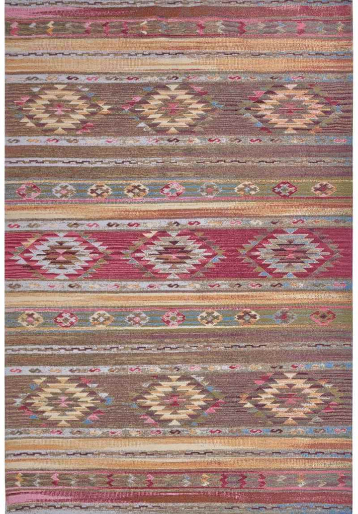 Gobelin Design Flatweave Rug – Multicolour