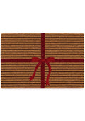 Festive Gift Wrapped Coir Door Mat – 40x60 cm