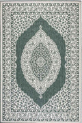 Meekly Indoor & Outdoor Reversible Green Rug