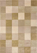 Newport Blocks Green Rug – Geometric Style