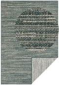 Mèlange Reversible Indoor & Outdoor Green Rug