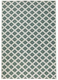 Nizza Reversible Indoor-Outdoor Green Rug