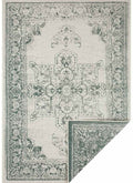 Borbon Reversible Green Rug Indoor-Outdoor