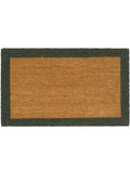 Eco-Friendly Brown & Green Coir Outdoor Mat