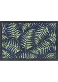 Washable Fern Leaves Mat or Runner Plant Design