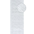 Carmel Green Cream Striped Rug | 6010