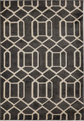 Newport Lattice Grey Rug – Geometric